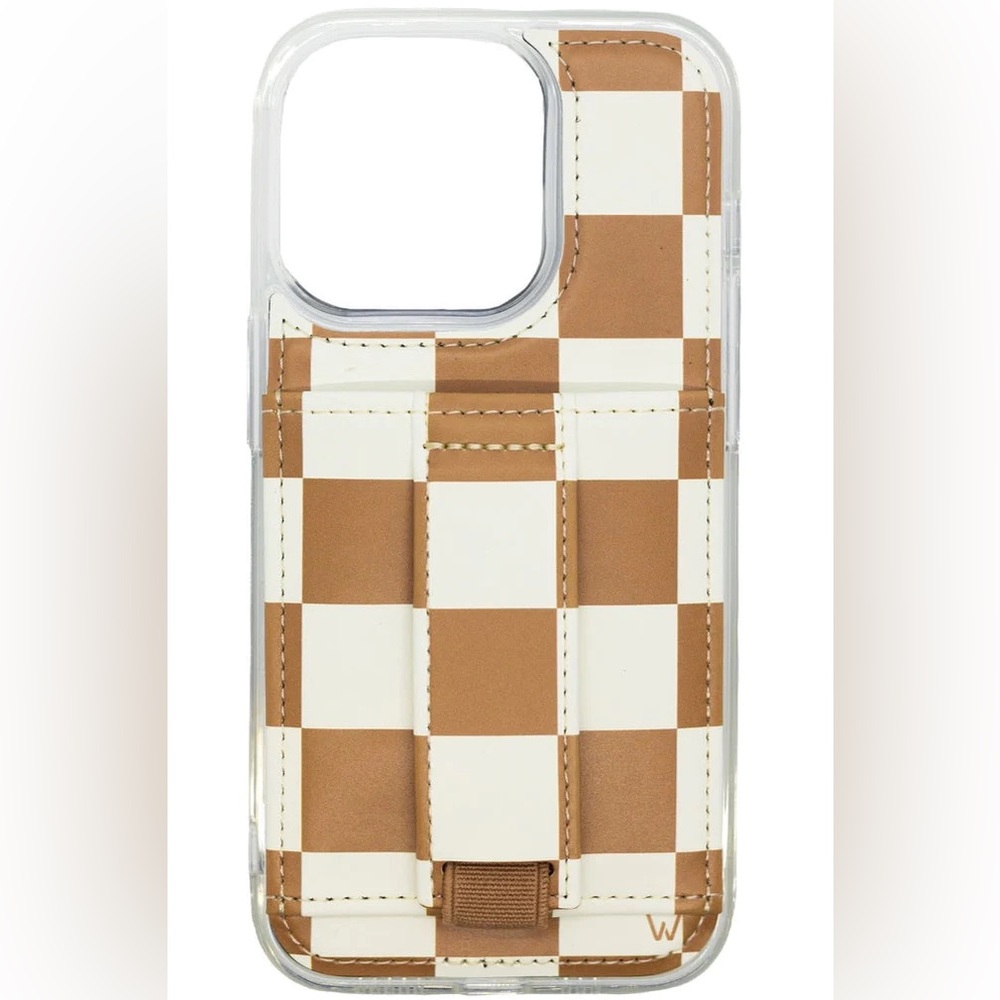 Walli chestnut checker iPhone 14 Pro